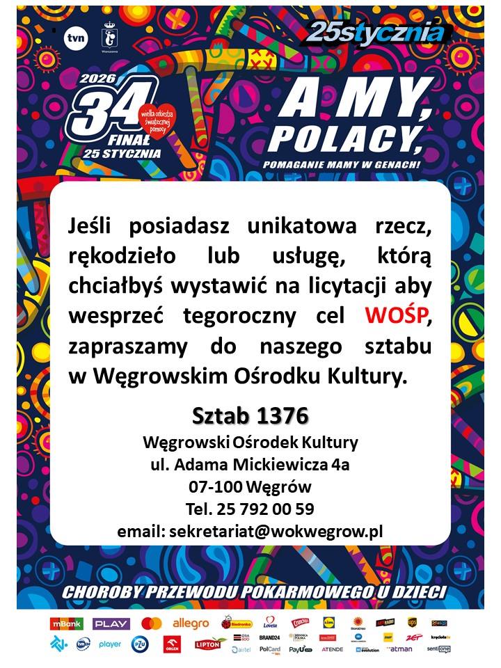 Licytacje na WOŚP