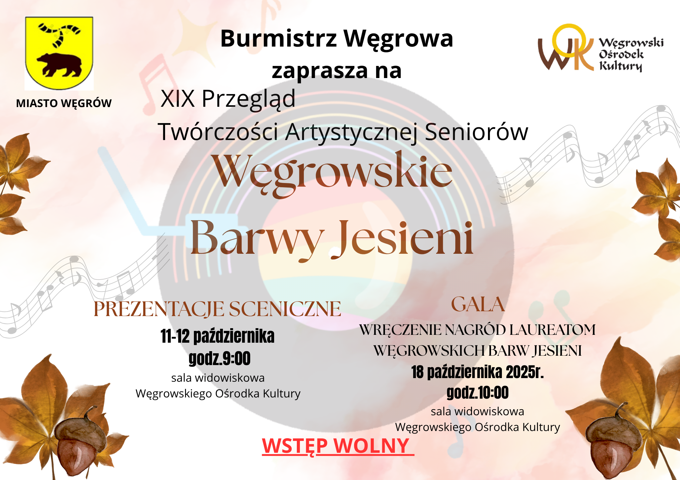 Węgrowskie Barwy Jesienii 2025r.