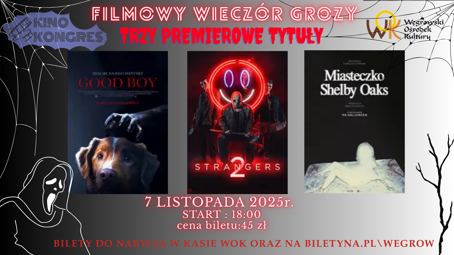 Filmowy wieczór grozy