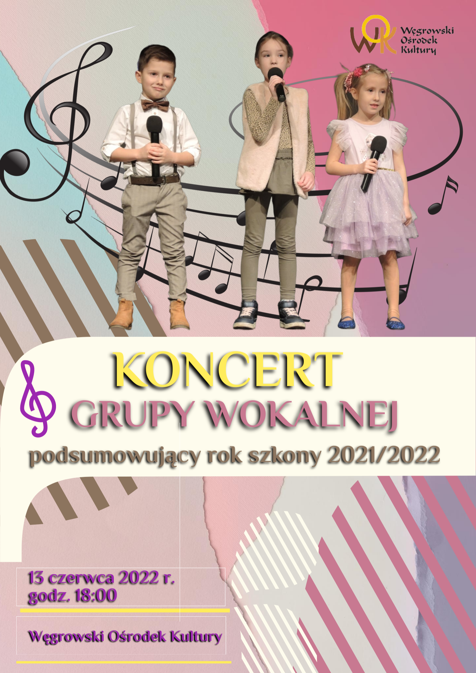 Plakat grupa wokalna