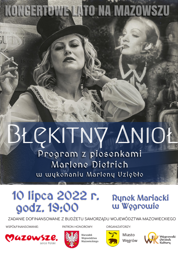 Plakat na koncert Marleny Uziębło