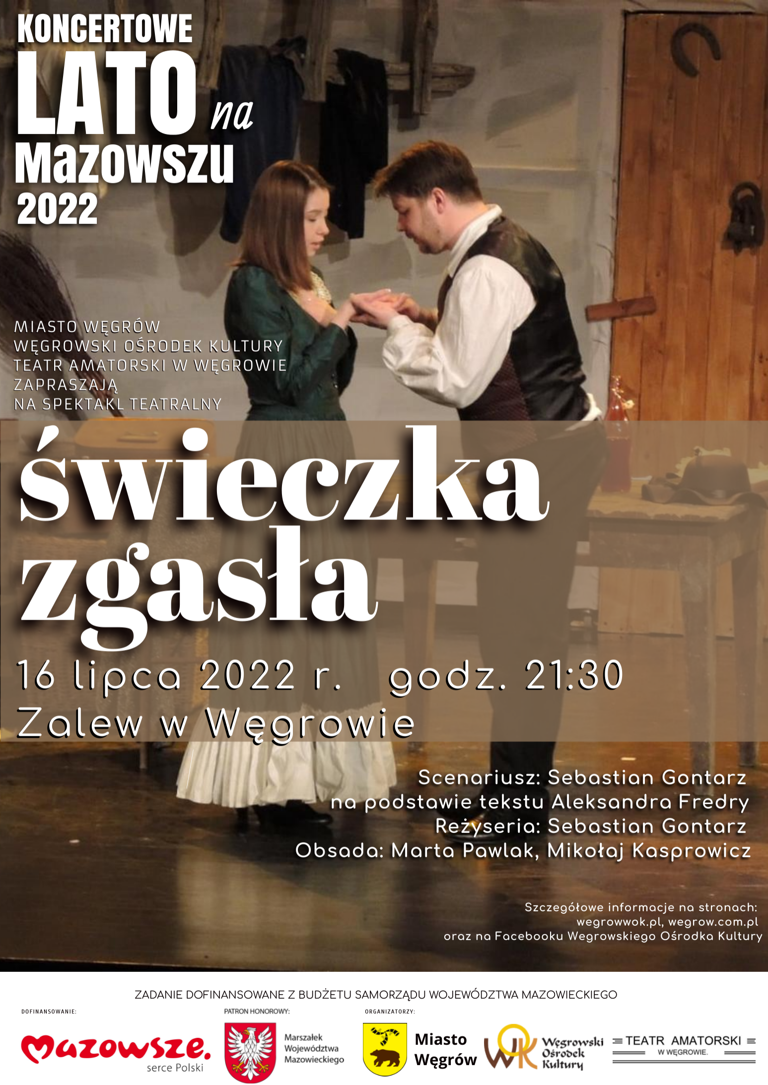 Plakat Świeczka zgasła 