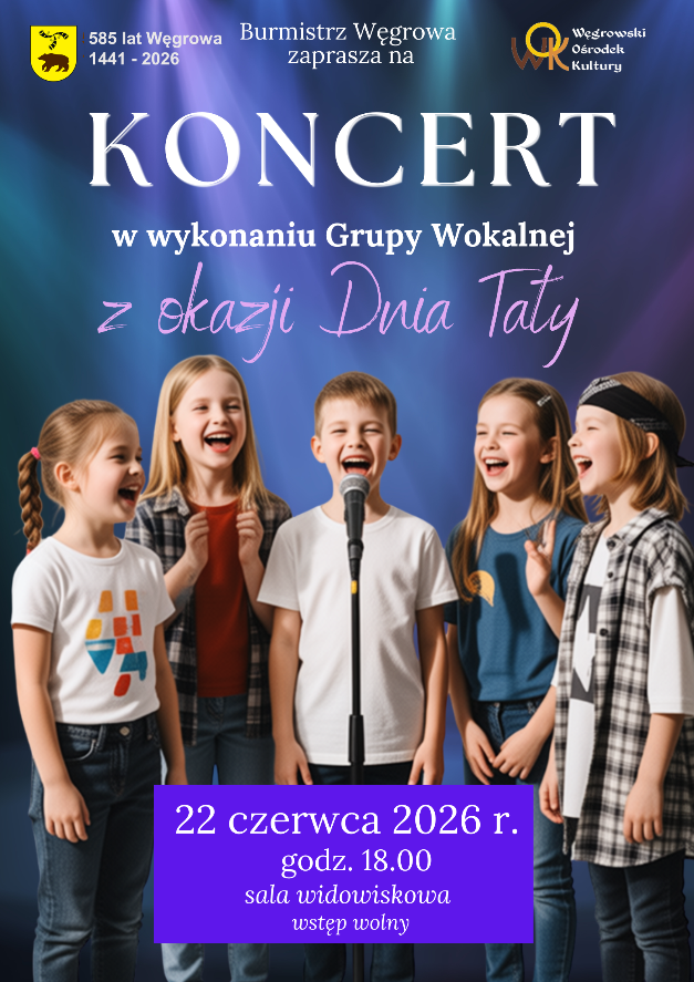 Koncert z okazxji Dnia Taty w wykonaniu Grupy Wokalnej