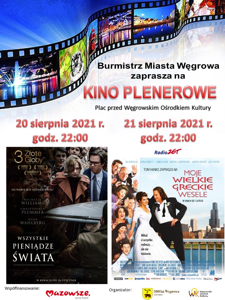 Plakat na kino plenerowe